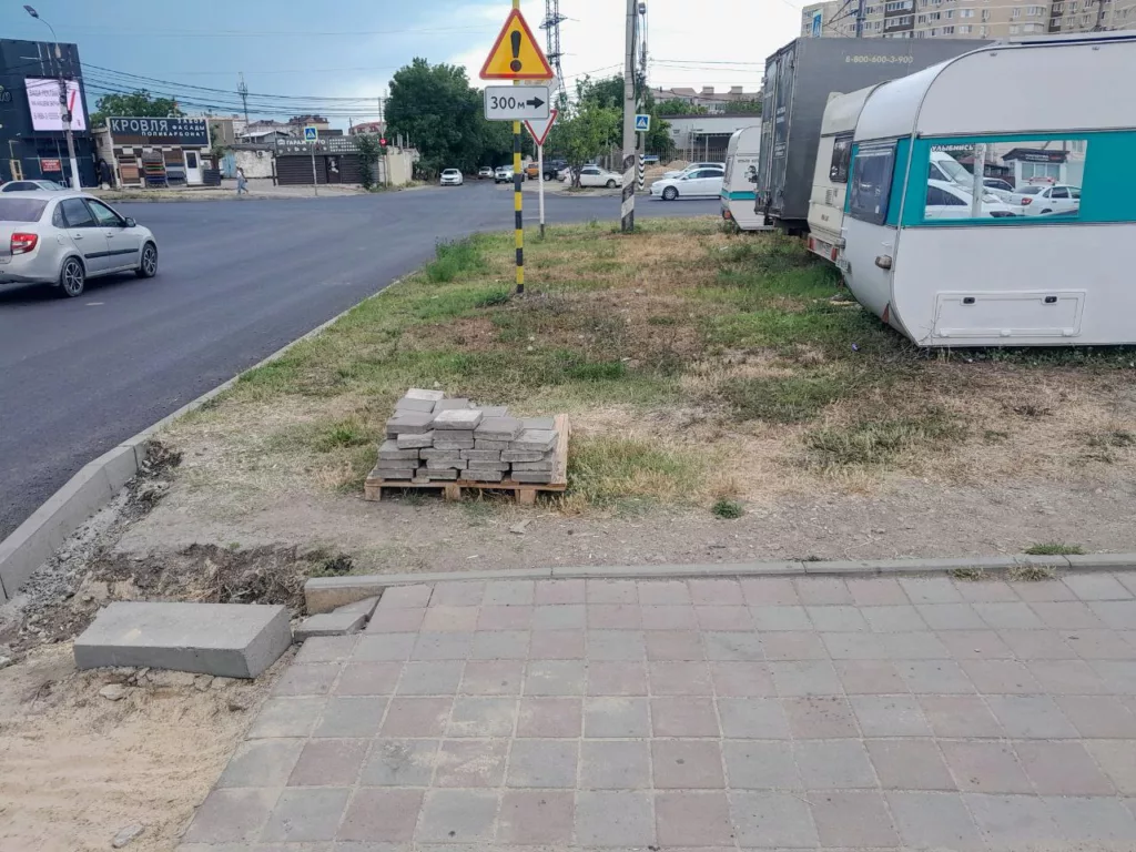 Странности при ремонте дорог в Анапе 2