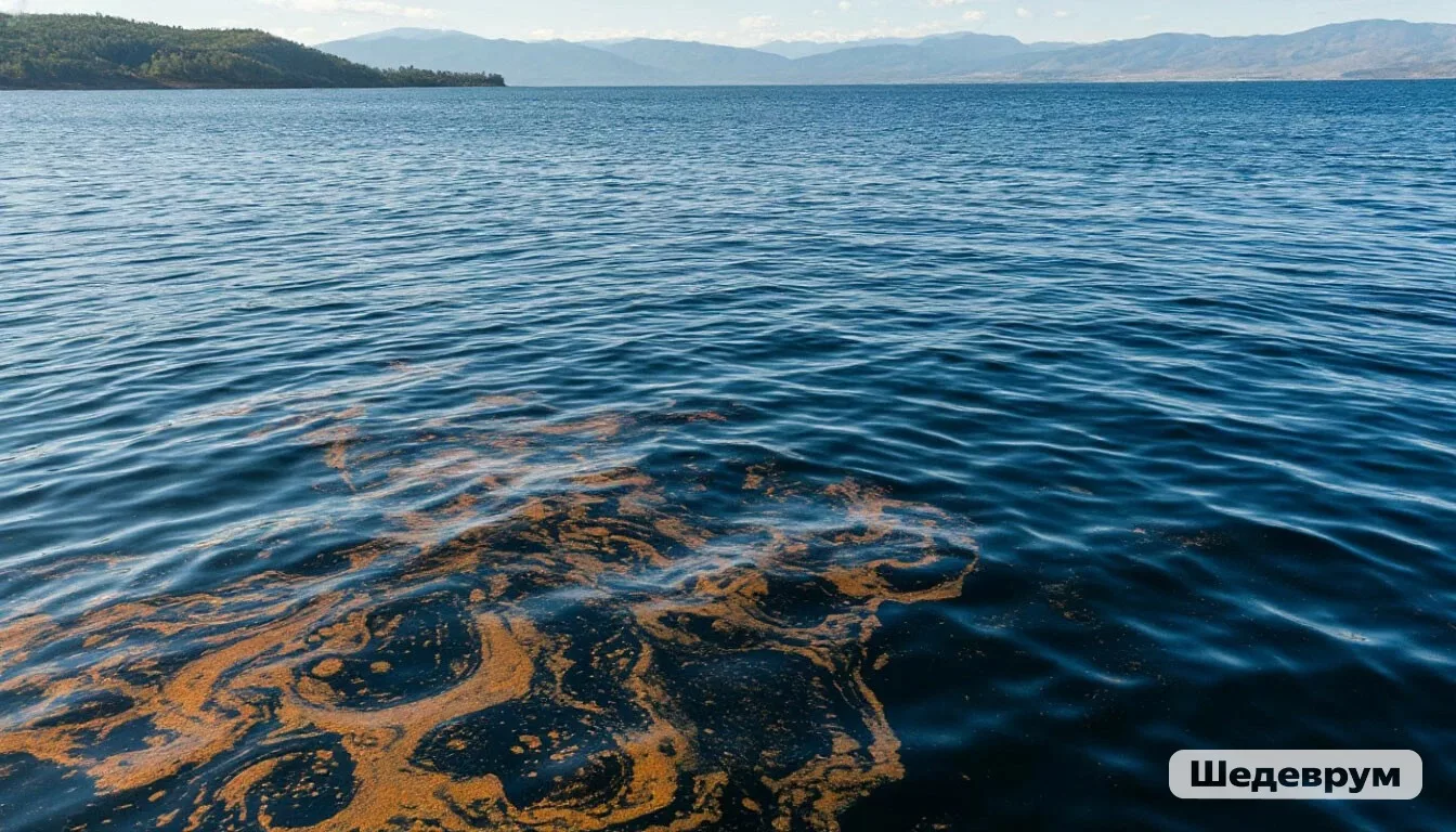 Нефтяное пятно в Черном море
