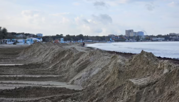 Новый защитный вал в Анапе