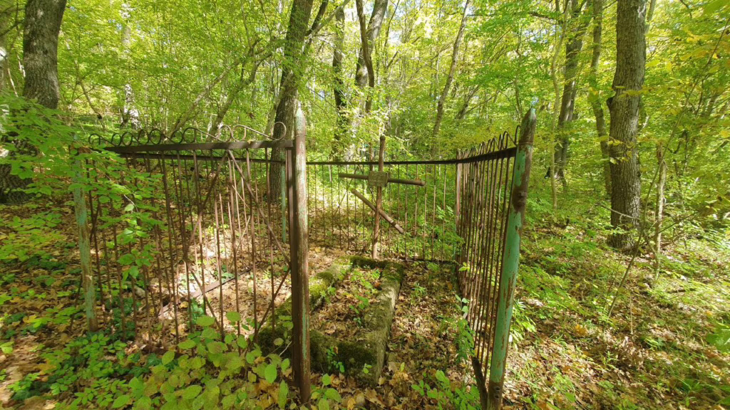 Заброшенное кладбище в лесу Крымского района 6