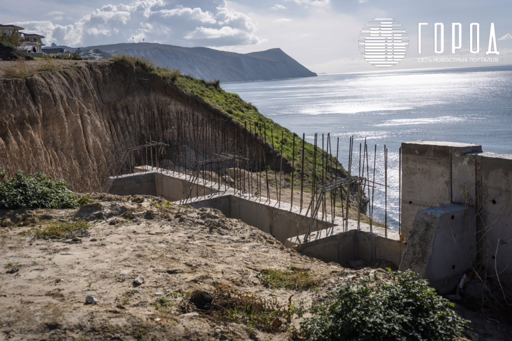 Строительство новой набережной в Анапе, октябрь 2025 года