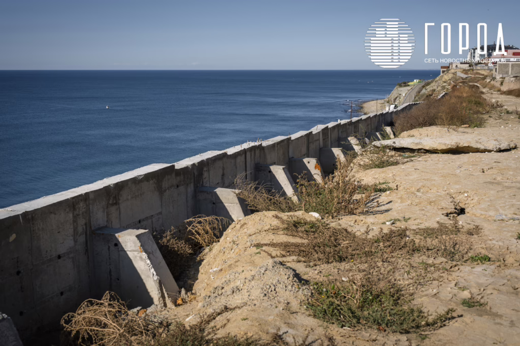 Строительство новой набережной в Анапе, октябрь 2025 года