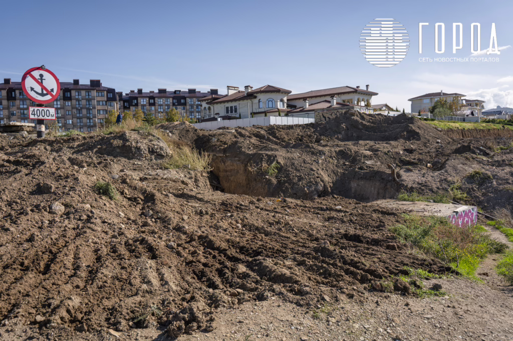 Строительство новой набережной в Анапе, октябрь 2025 года