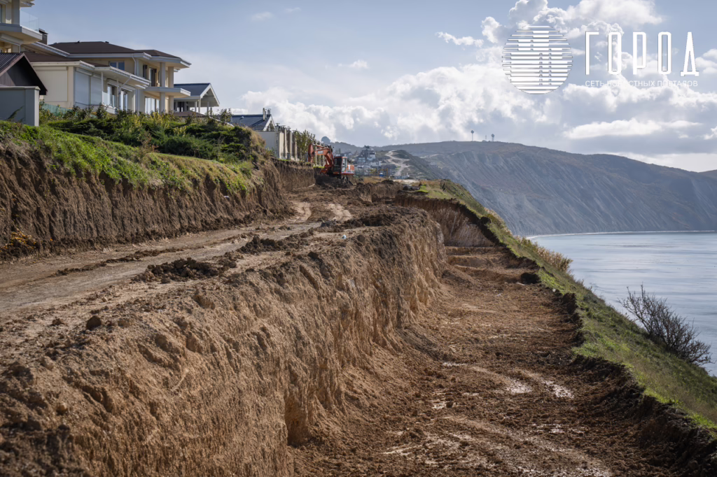 Строительство новой набережной в Анапе, октябрь 2025 года