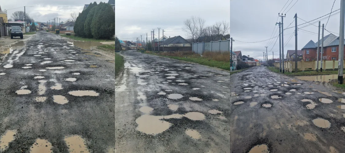 Ямы на дорогах Анапы